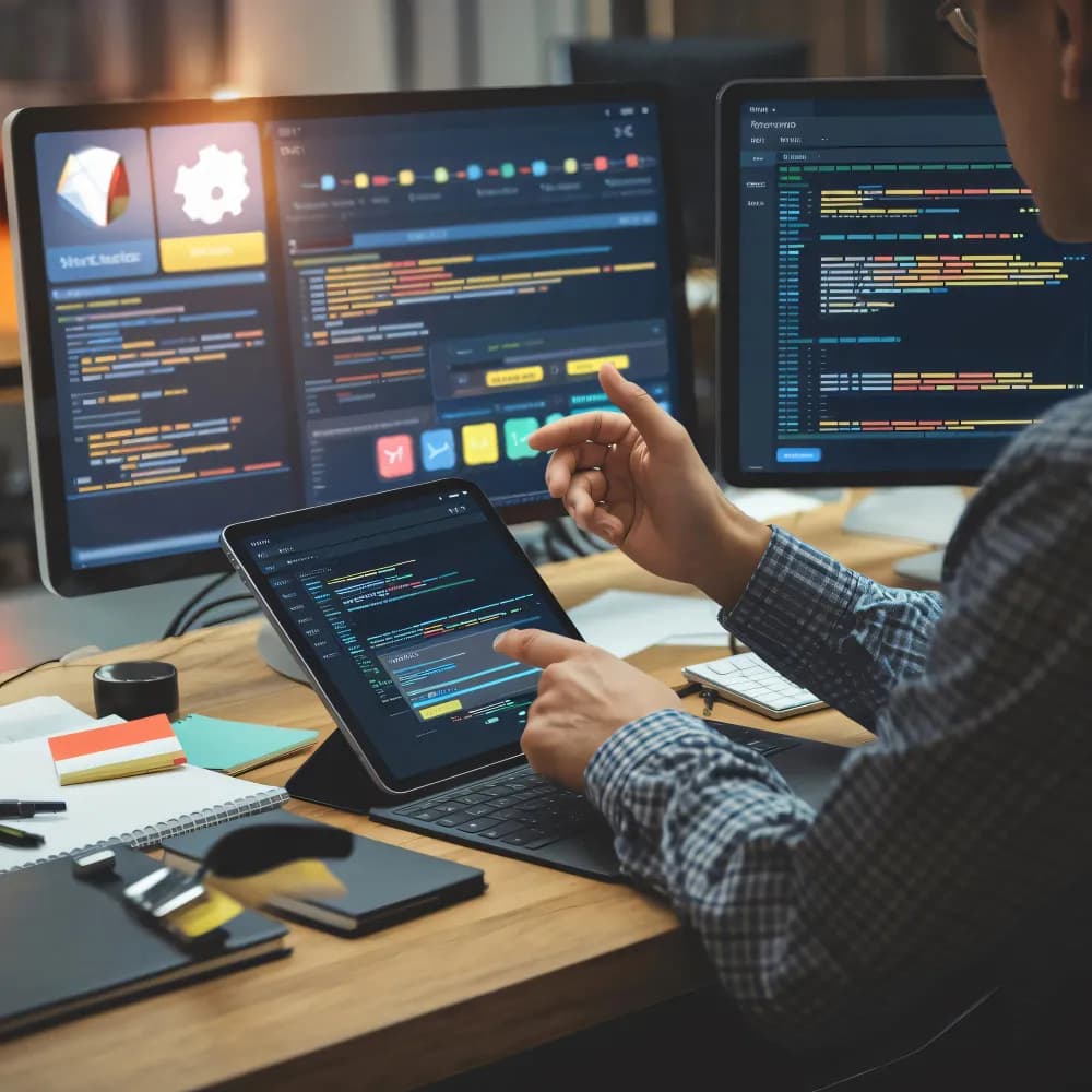 Custom software development team